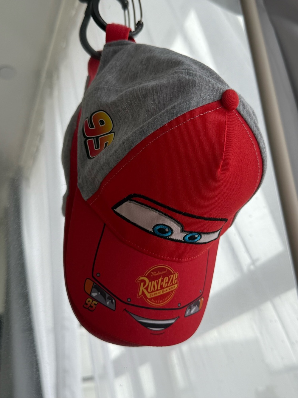 Lightning McQueen Red Kids Cap - Rust-eze Logo